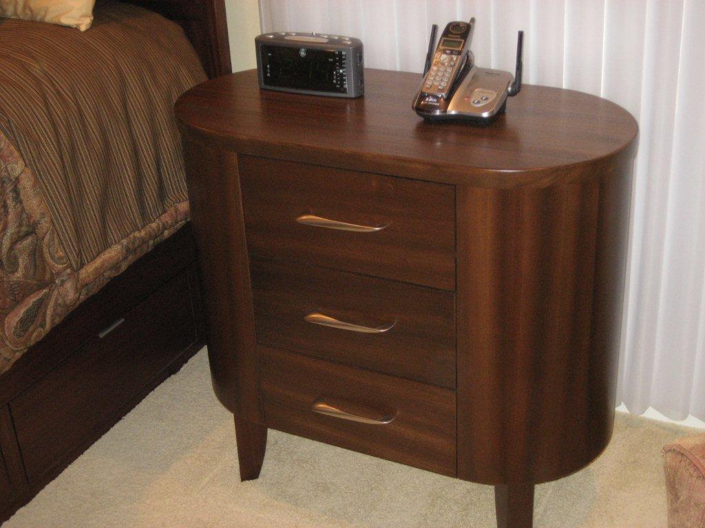 Night Stand Racetrack Oval